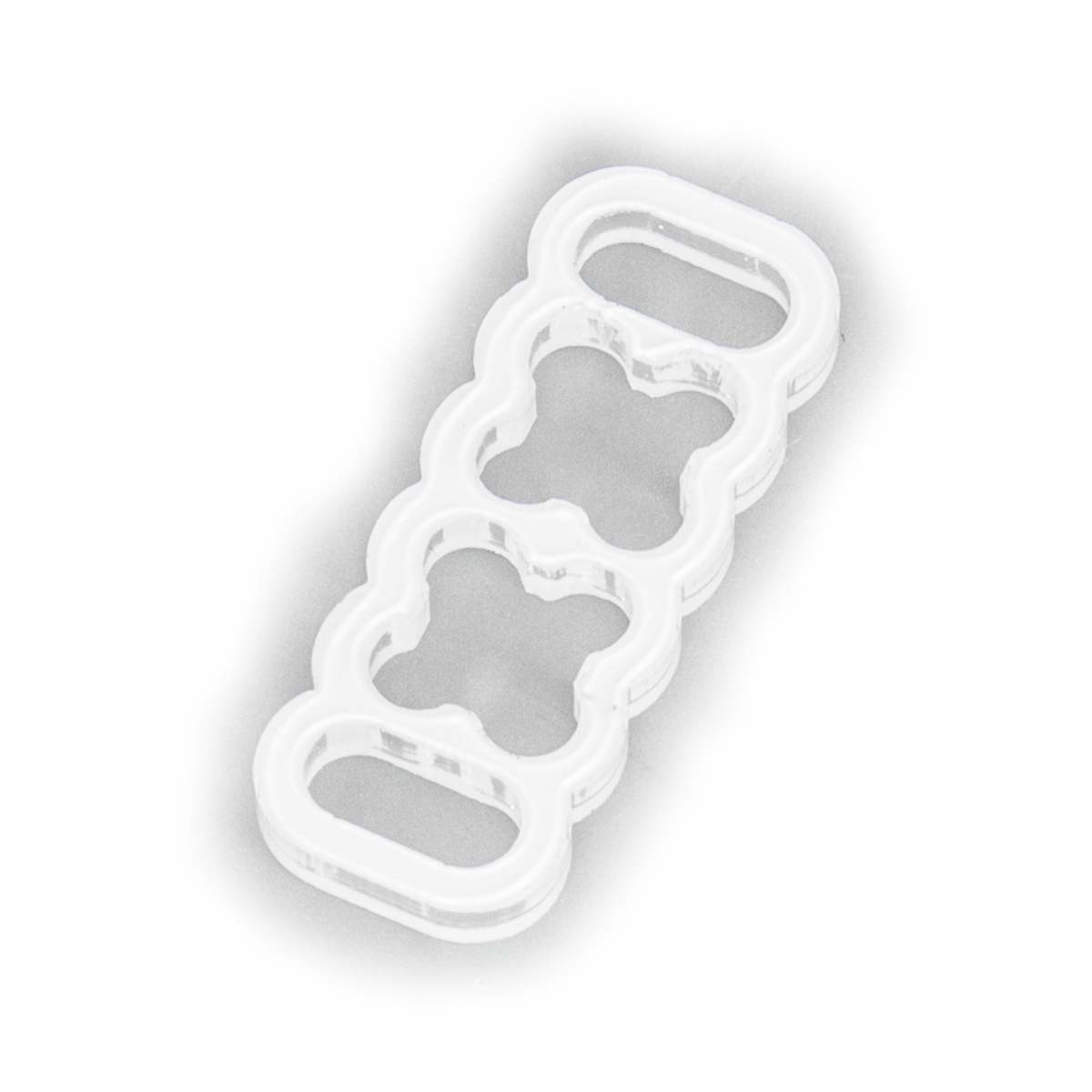 TechForge 12 Slot Stealth Cable Comb V2 - Clear