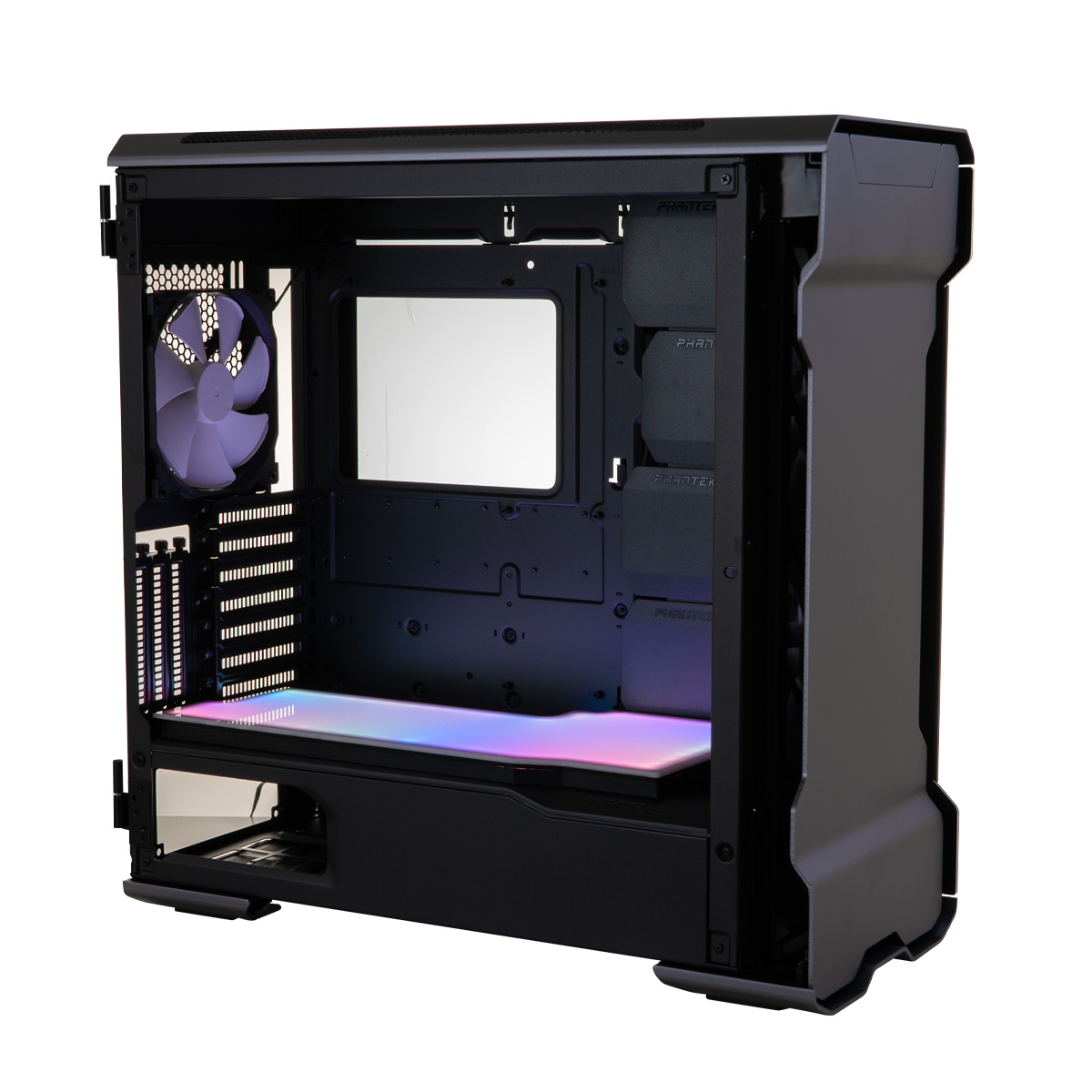 TechForge - TechForge A-RGB Light Box for Phanteks Evolv/P600/G500 - Black