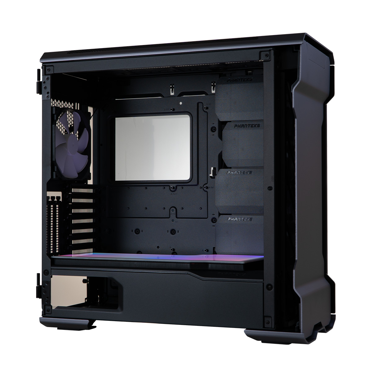 TechForge - TechForge A-RGB Light Box for Phanteks Evolv/P600/G500 - Black