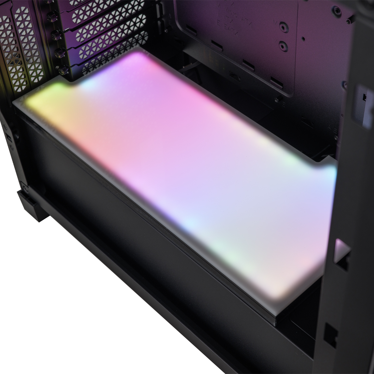 TechForge A-RGB Light Box for Corsair 4000D - Black