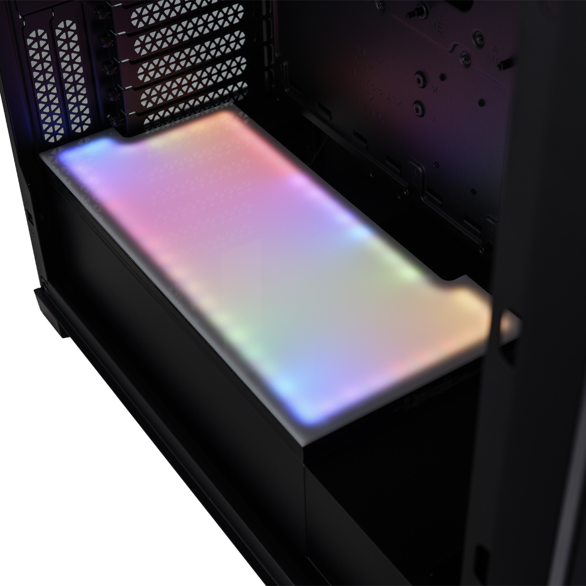 TechForge - TechForge A-RGB Light Box for Corsair 5000D - Black