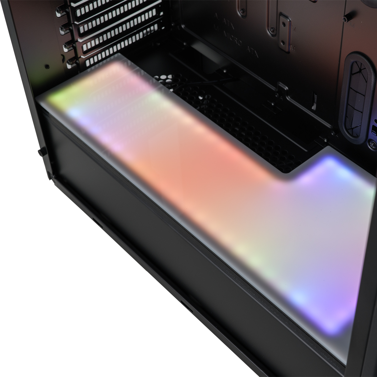 TechForge A-RGB Light Box for Phanteks P400 - Black