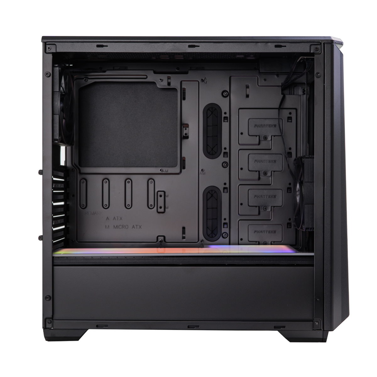 TechForge - TechForge A-RGB Light Box for Phanteks P400 - Black