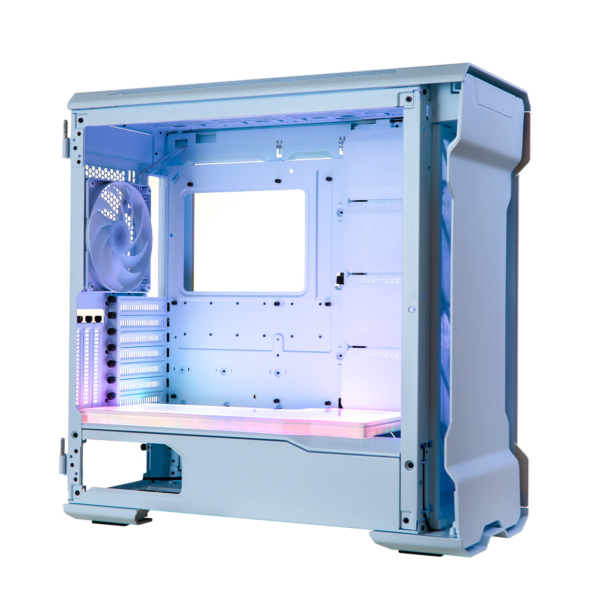 TechForge - TechForge A-RGB Light Box for Phanteks Evolv/P600/G500 - White