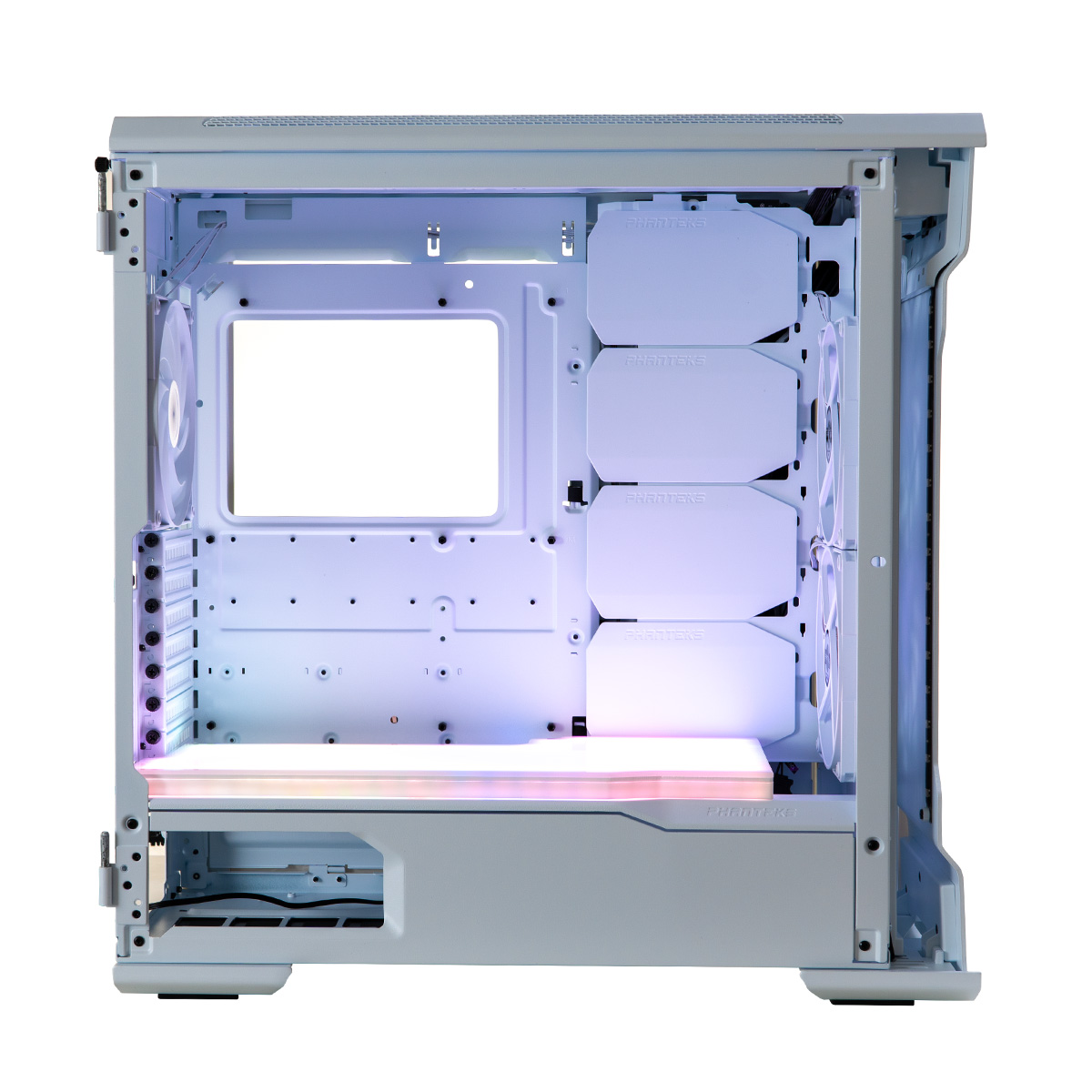 TechForge - TechForge A-RGB Light Box for Phanteks Evolv/P600/G500 - White