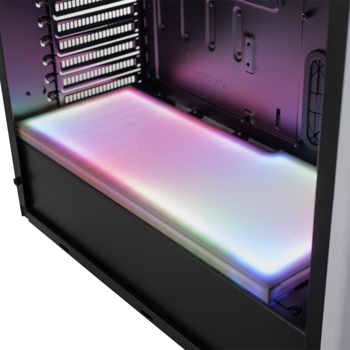 TechForge - TechForge A-RGB Light Box for Phanteks P400 - White