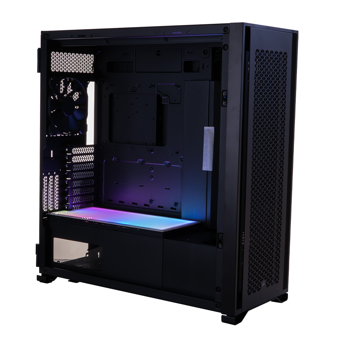 TechForge - TechForge A-RGB Light Box for Corsair 7000D - Black