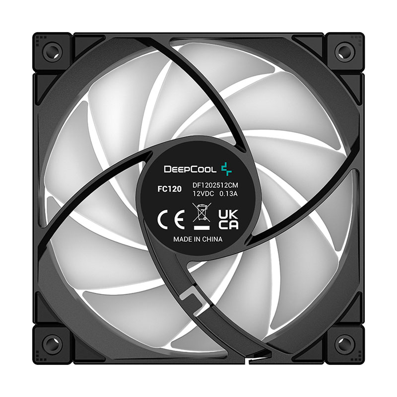 DeepCool - DeepCool FC120 ARGB Black Triple Fan Kit - 120mm