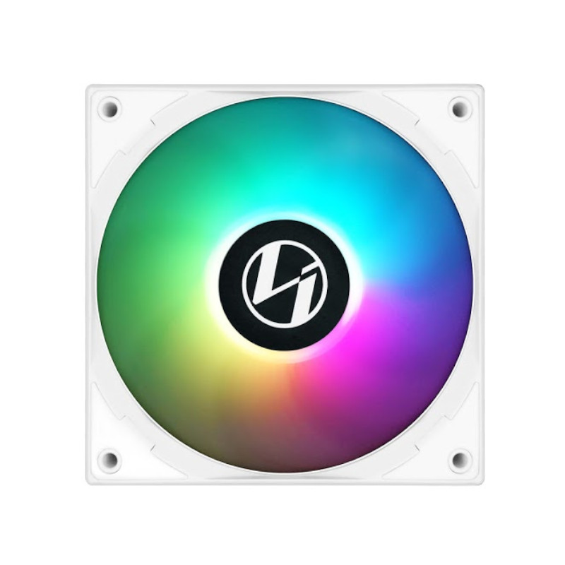 Lian Li - Lian Li ST120 Addressable RGB 120mm White Fan with Controller - Triple Pack