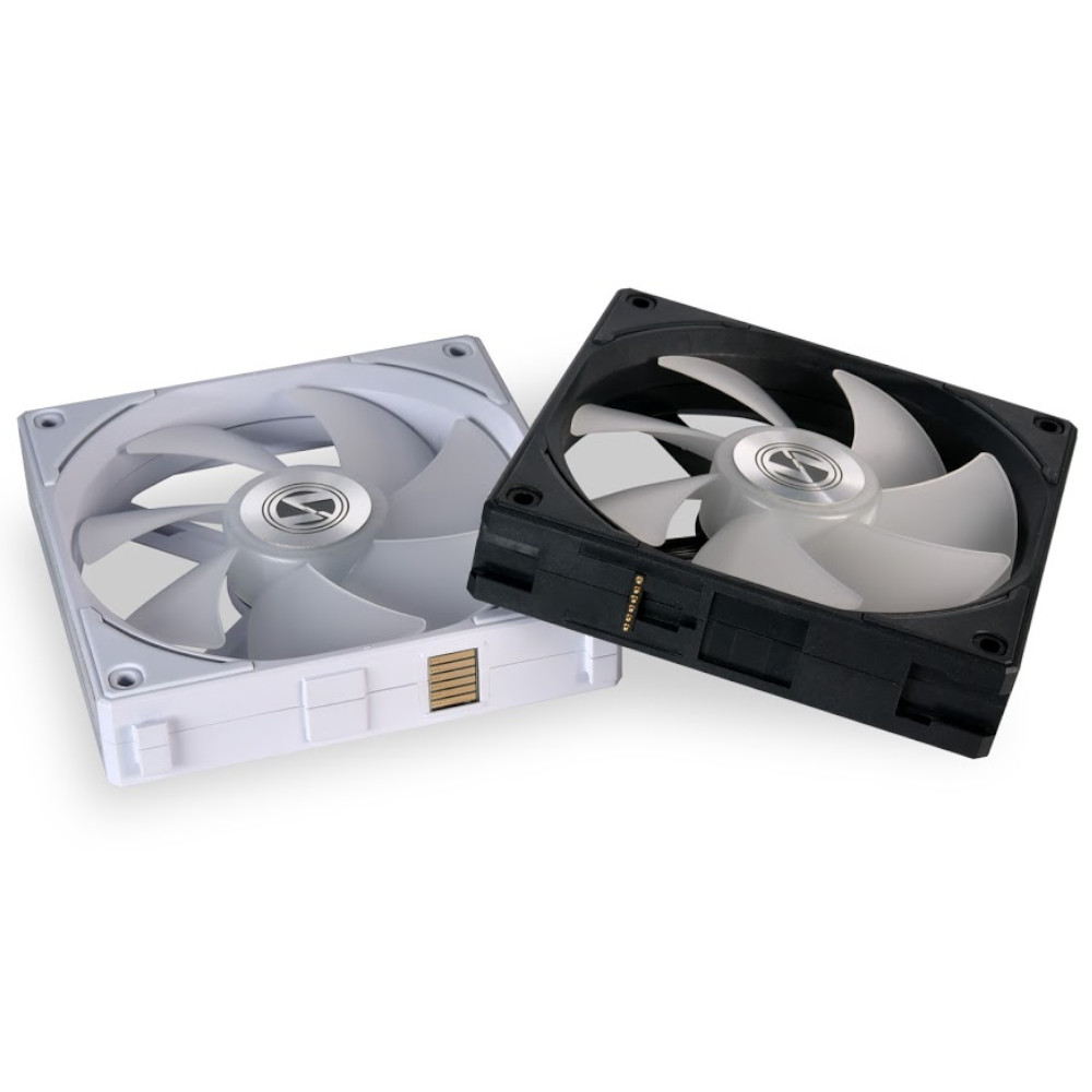 Lian Li - Lian Li UNI AL120 Addressable RGB Black 120mm Fan Triple Pack with Controller