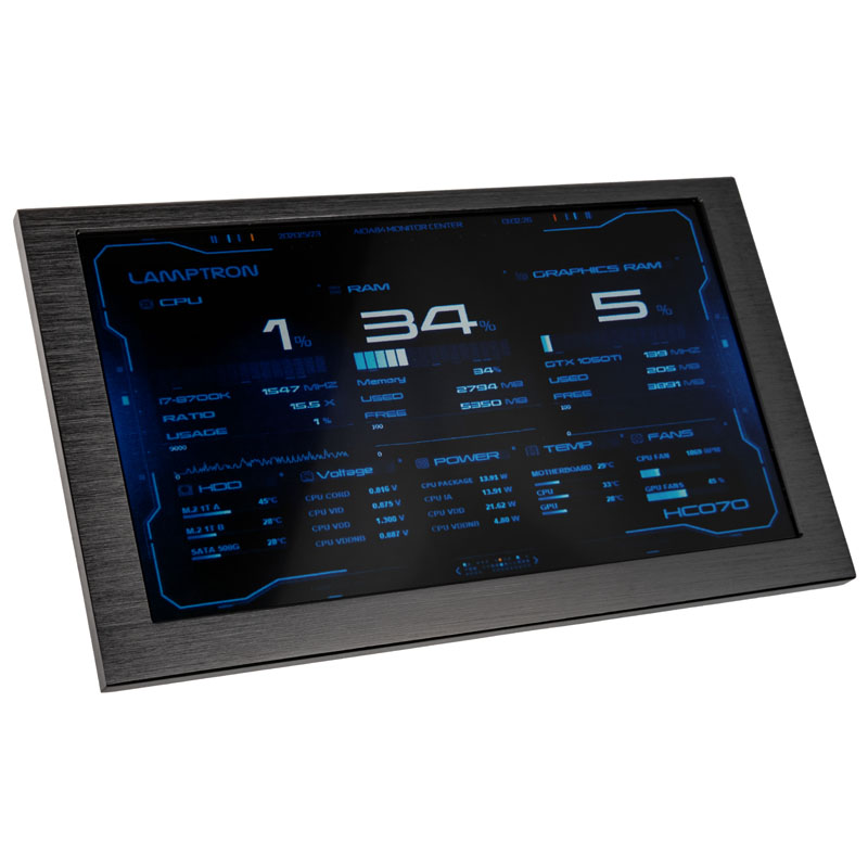 Lamptron HC070 Hardware Monitor LCD Screen