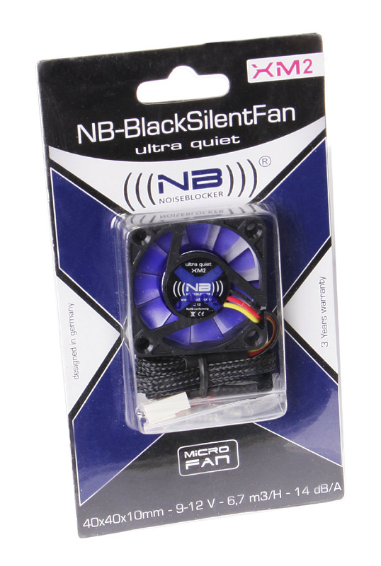 Noiseblocker - Noiseblocker BlackSilent Fan XM2 Fan - 40mm (3800rpm)