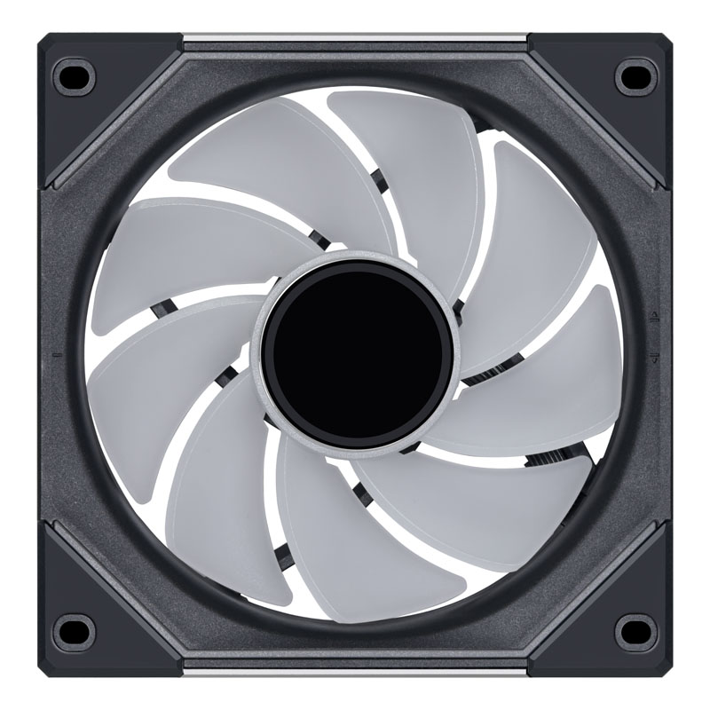Lian Li - Lian Li UNI SL120 INF Reverse Blade Addressable RGB Black 120mm Fan