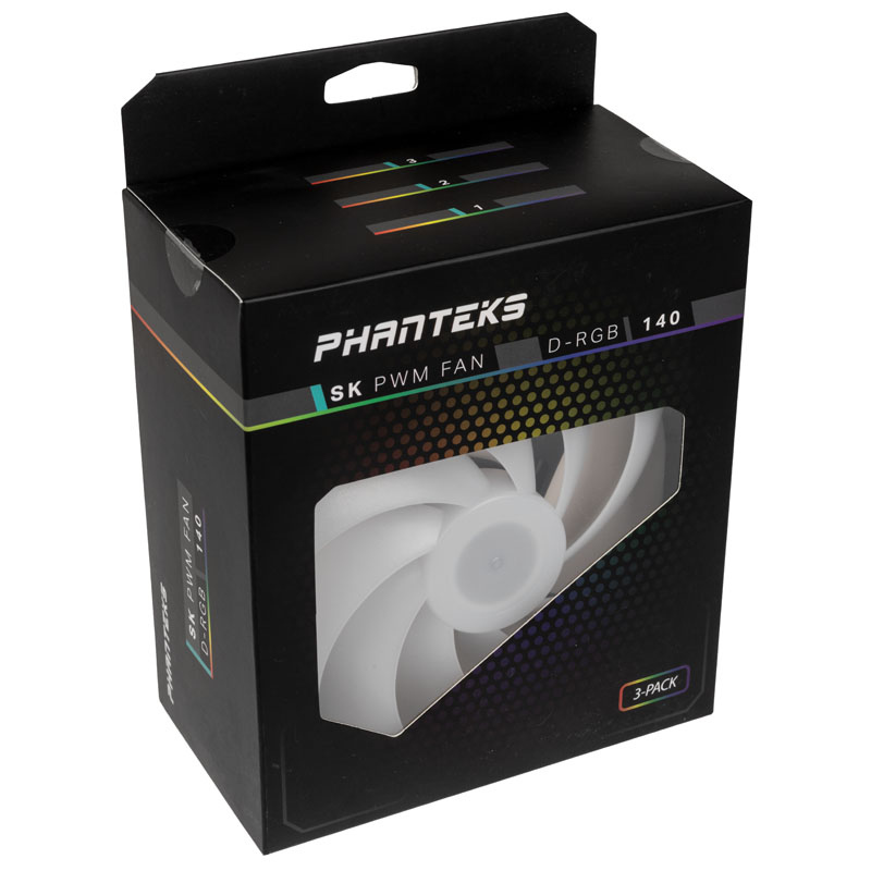 Phanteks - Phanteks SK140 Black DRGB PWM Fan - 140mm Triple Pack