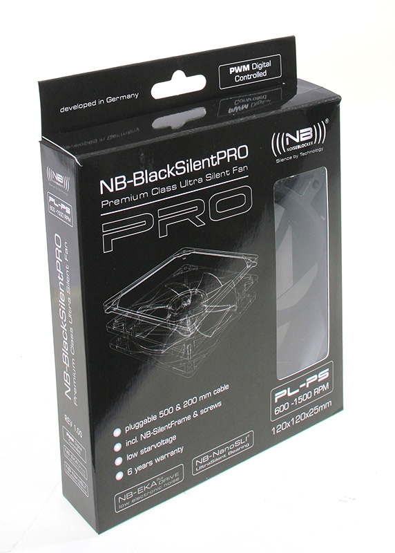 Noiseblocker - Noiseblocker BlackSilent Pro Fan PLPS - 120mm PWM (1500rpm)