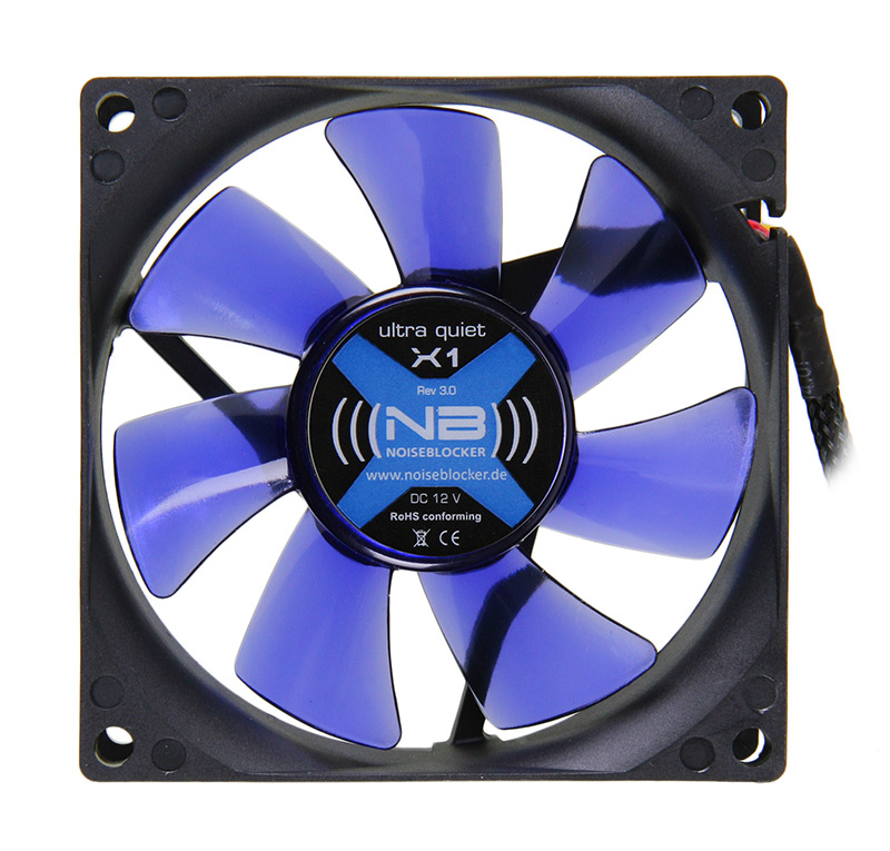 Noiseblocker - Noiseblocker BlackSilent Fan X1 - 80mm (1300rpm)
