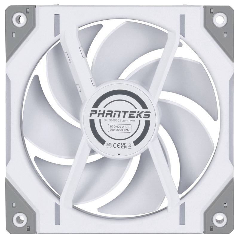 Phanteks - Phanteks D30 120mm DRGB PWM Fan - White