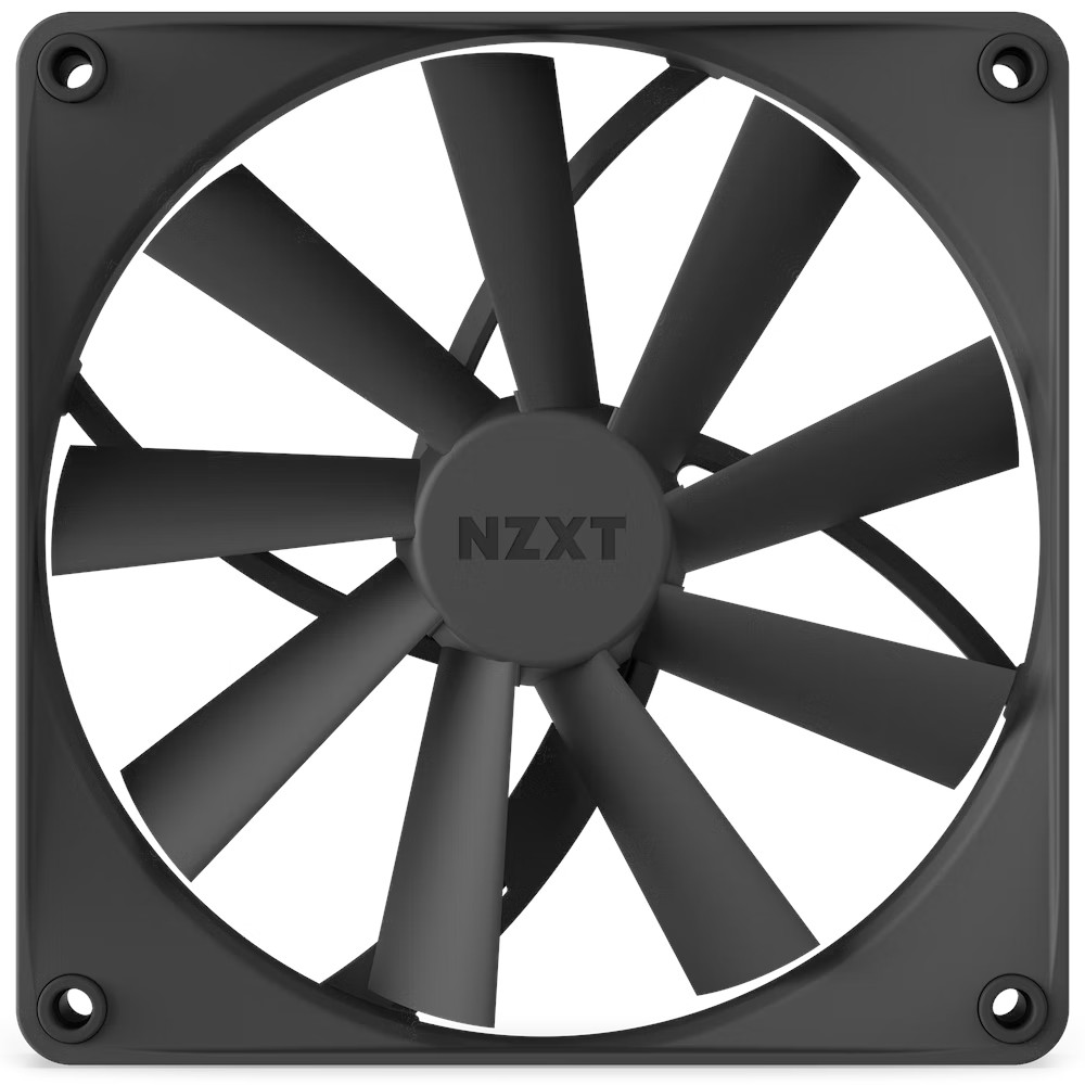 NZXT - NZXT F120Q Quiet Airflow Fan Black - 120mm