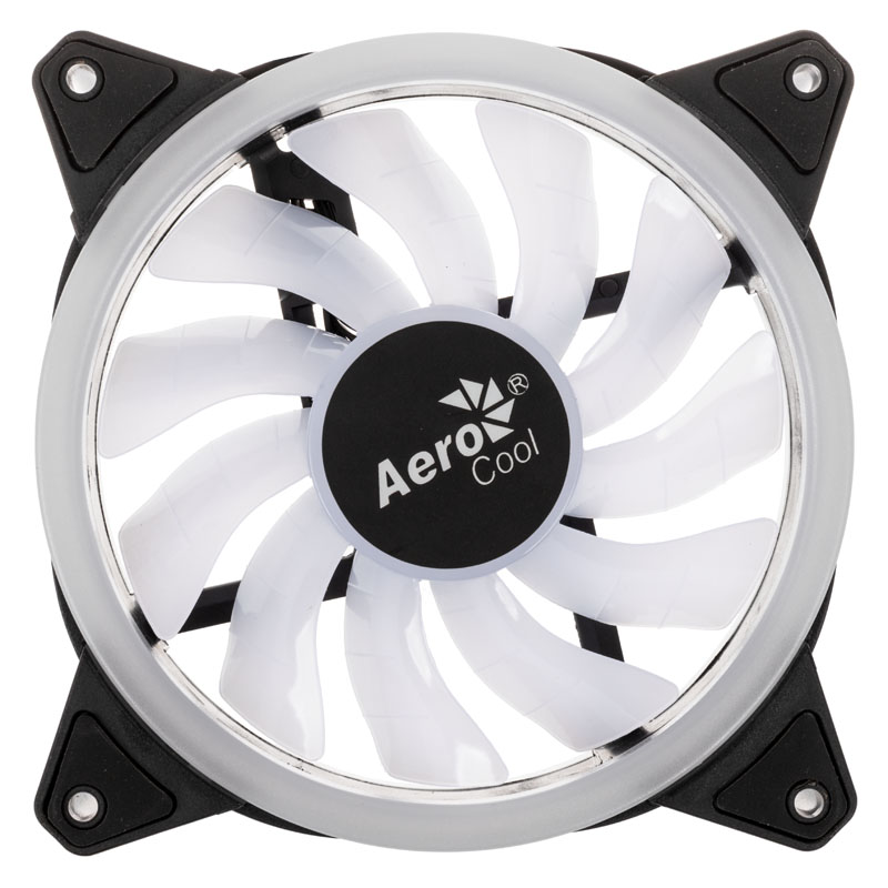 Aerocool Duo 12 Pro RGB LED Fan with Controller - 120mm - Triple Pack