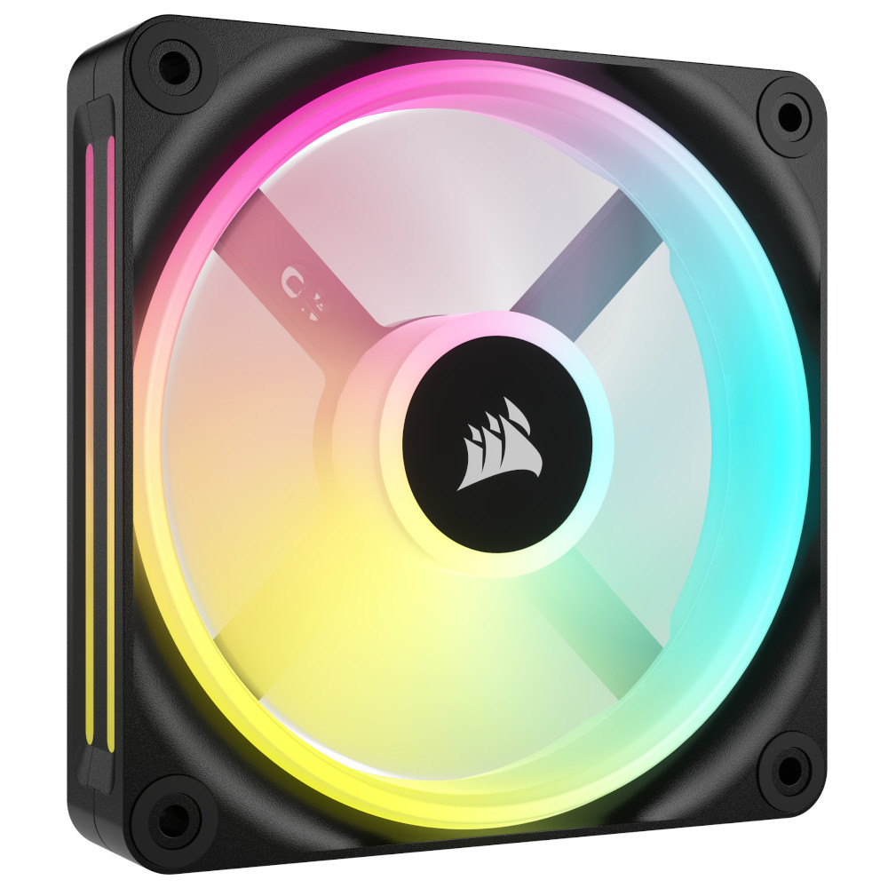 CORSAIR - Corsair iCUE LINK QX140 RGB 140mm Black Fan Starter Kit - 140mm (CO-9051004-WW)