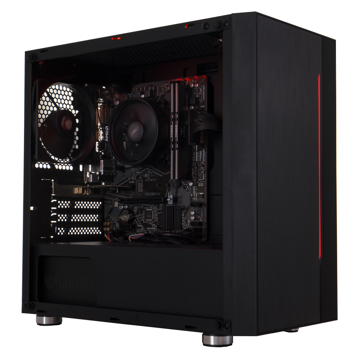 Refract - Refract Gaming Crimson - Home & Casual Pre-Built Gaming PC