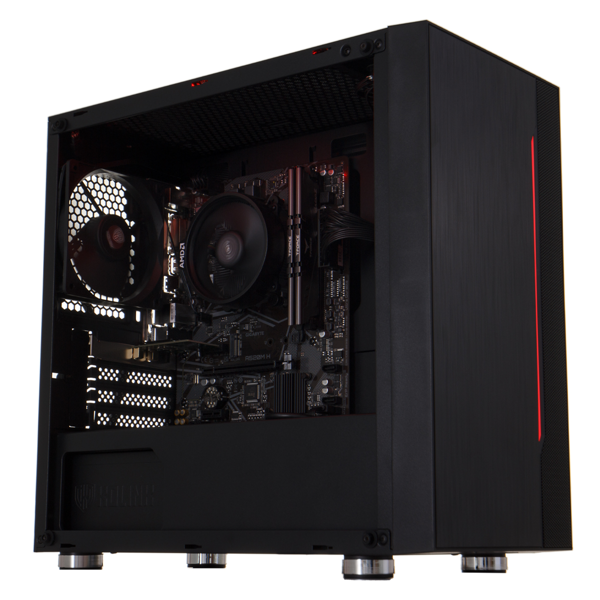 Refract - Refract Gaming Crimson - Home & Casual Pre-Built Gaming PC