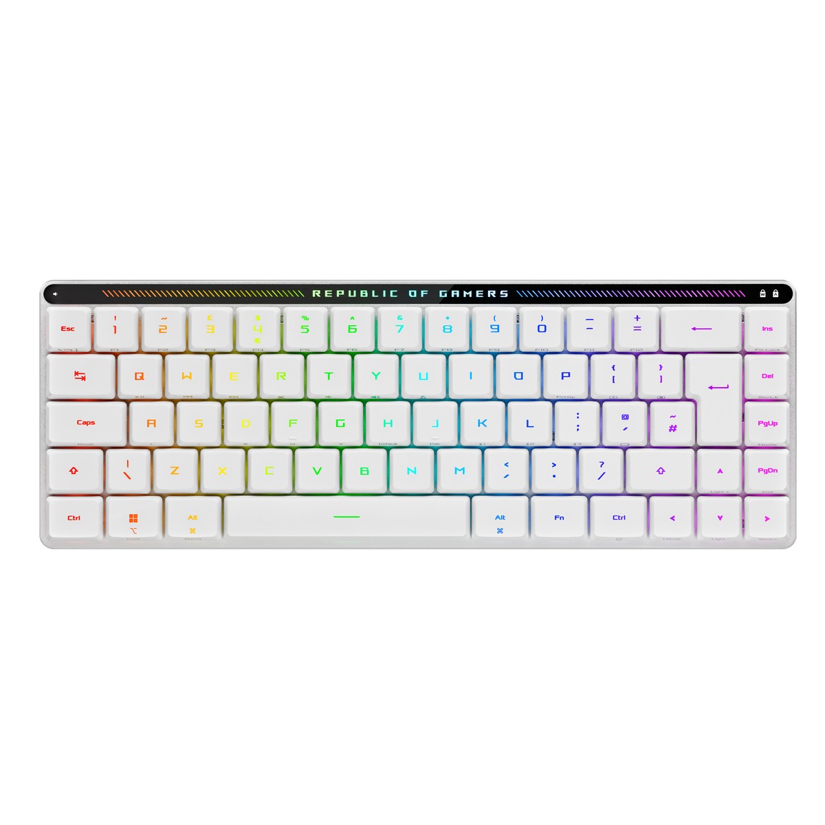 Asus - ASUS ROG Falchion RX Low Profile 60% USB RGB Gaming Keyboard