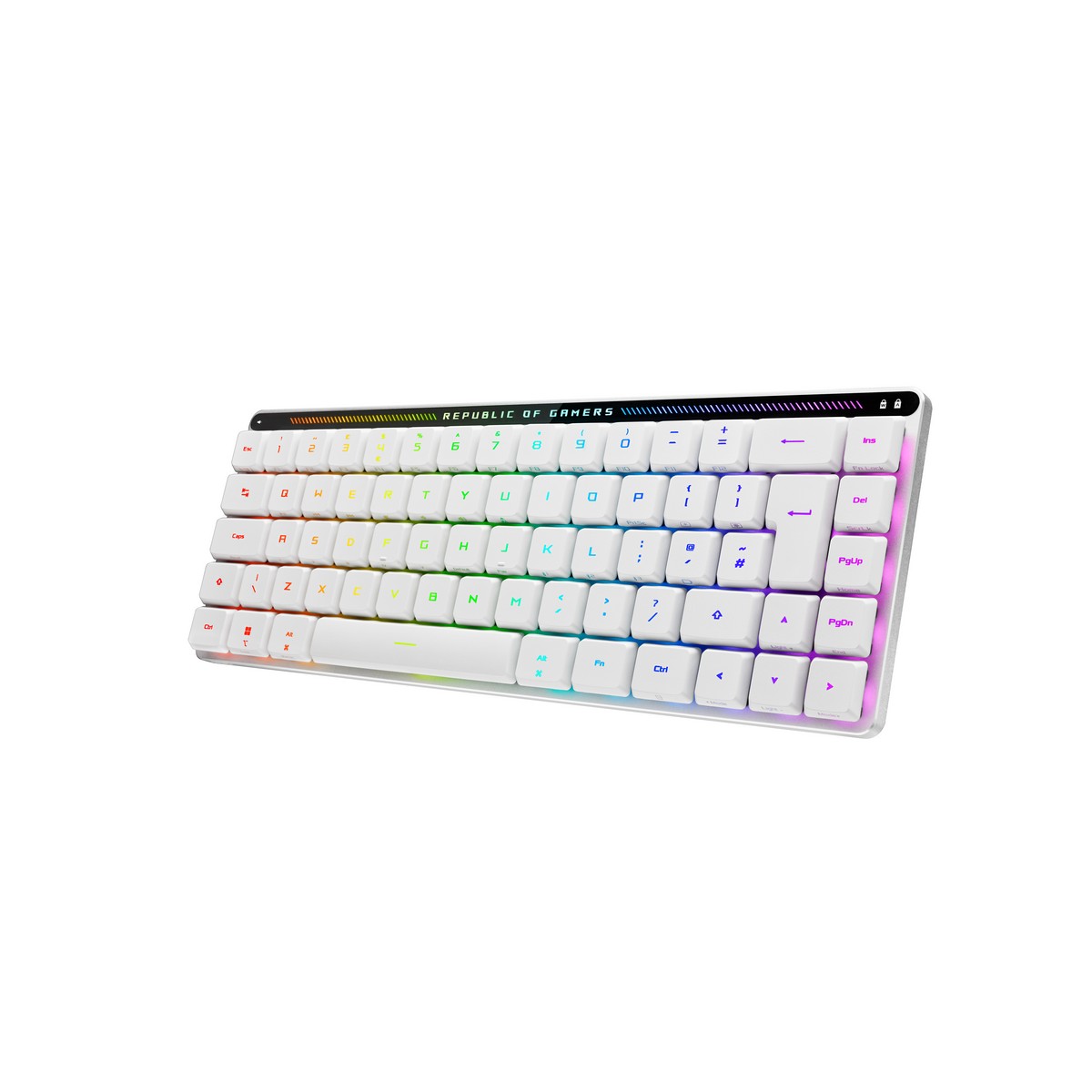 Asus - ASUS ROG Falchion RX Low Profile 60% USB RGB Gaming Keyboard