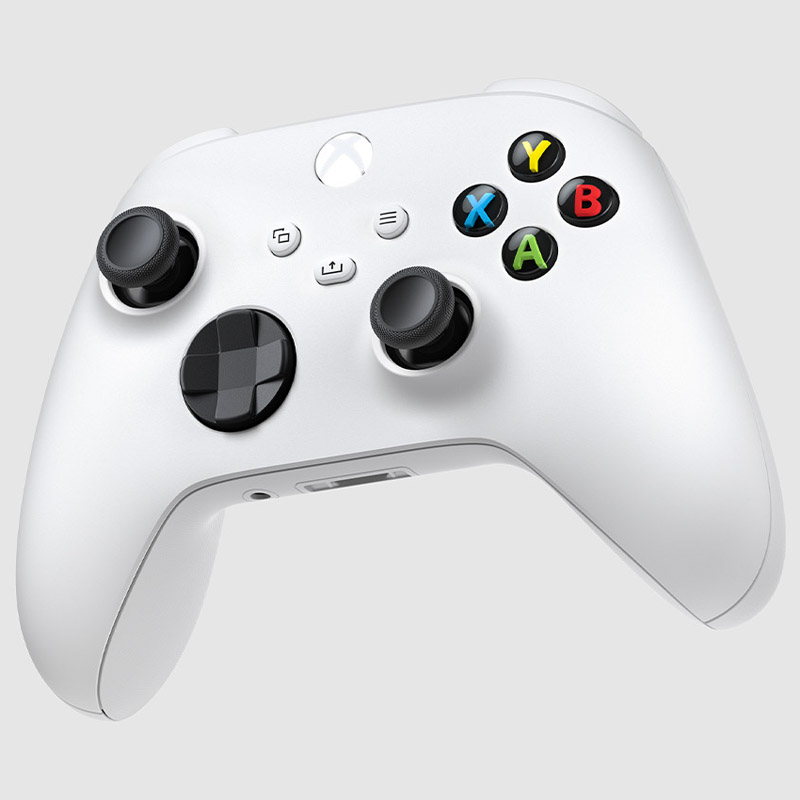 Microsoft - Microsoft Official Xbox Wireless Controller Robot White V2 (PC/XBOX)