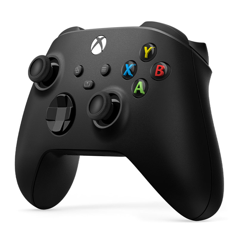 Microsoft - Microsoft Official Xbox Wireless Controller Carbon Black V2 (PC/XBOX)