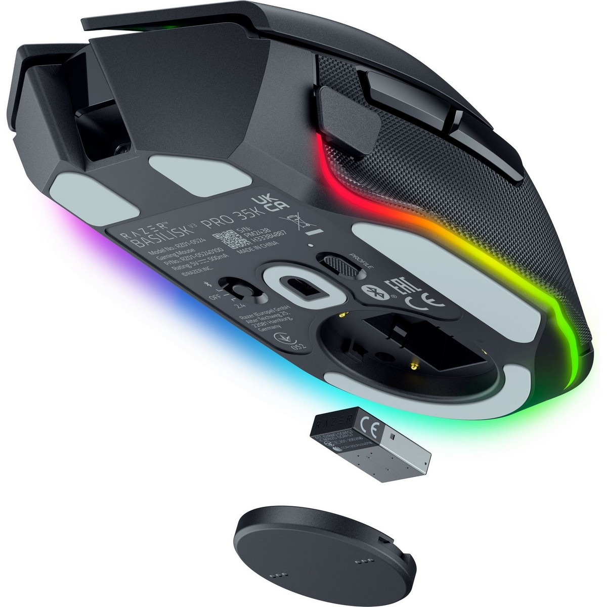 Razer - Razer Basilisk V3 Pro 35K Wireless Optical Gaming Mouse - Black