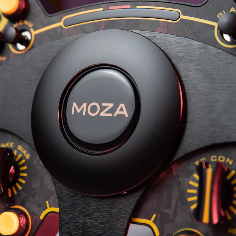 MOZA Racing - MOZA Racing RS D Racing Wheel with Genuine Nappa Leather Grips