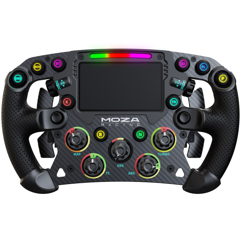MOZA Racing - MOZA Racing FSR Formula Wheel with 4.3” HD Digital Dashboard