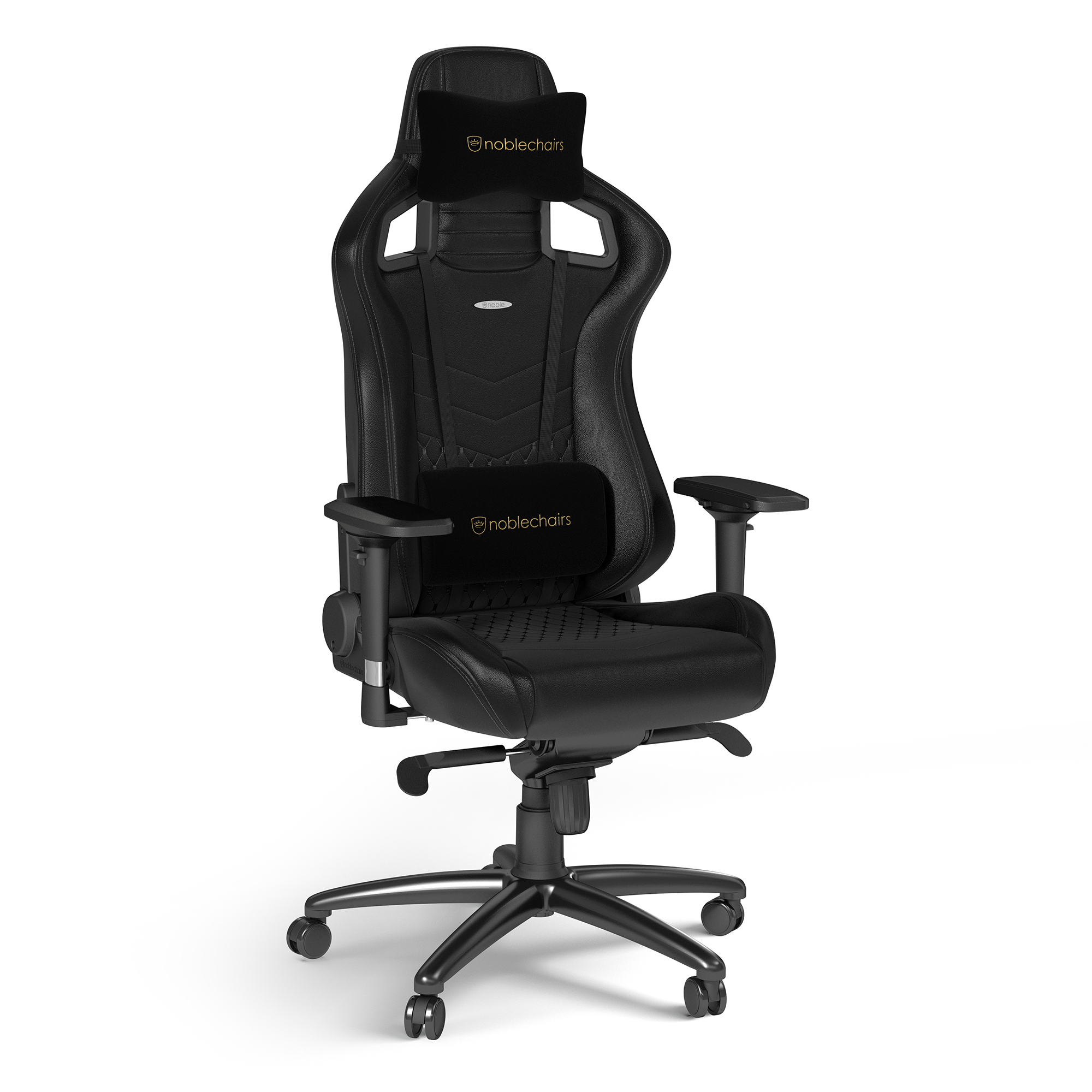 noblechairs EPIC Real Leather Gaming Chair - Black