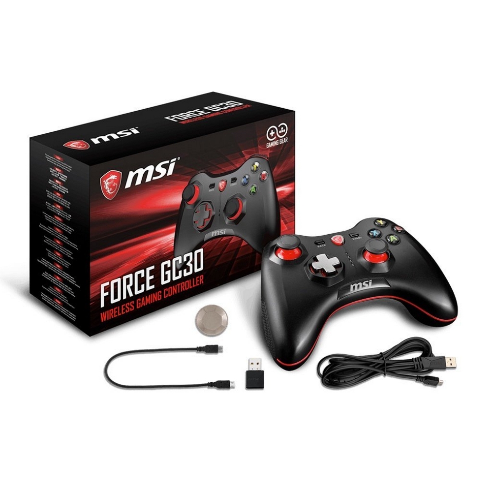 MSI - MSI Force GC30 Wireless / Wired Game Controller ( S10-43G0030-EC4)
