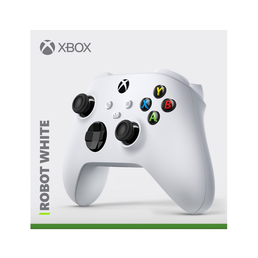 Microsoft - Microsoft Official Xbox Series X & S Wireless Controller - White (XBOX/PC QAS-00002)