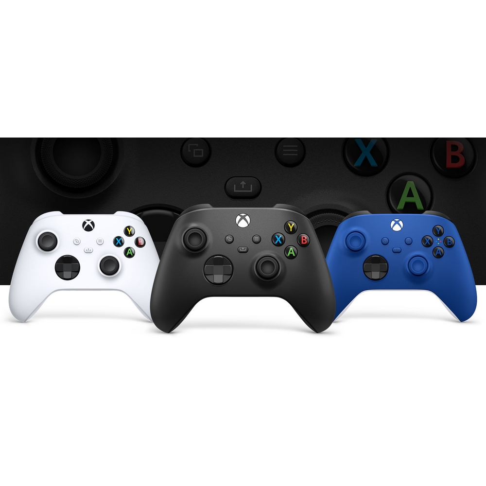 Microsoft - Microsoft Official Xbox Series X & S Wireless Controller - White (XBOX/PC QAS-00002)