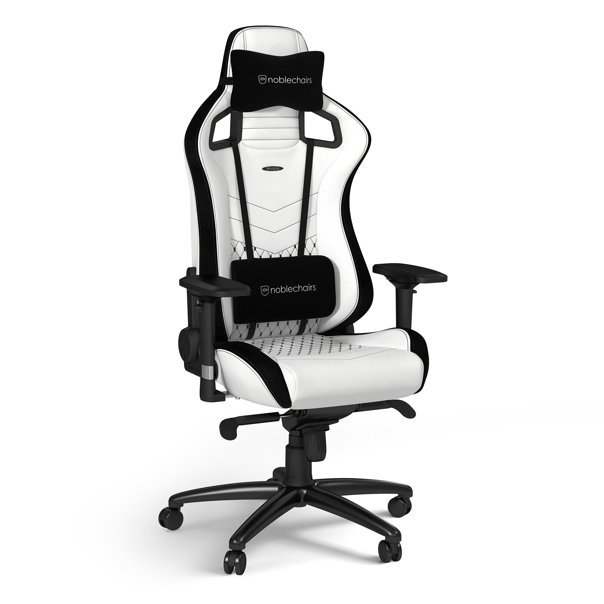 noblechairs EPIC Gaming Chair - White/Black