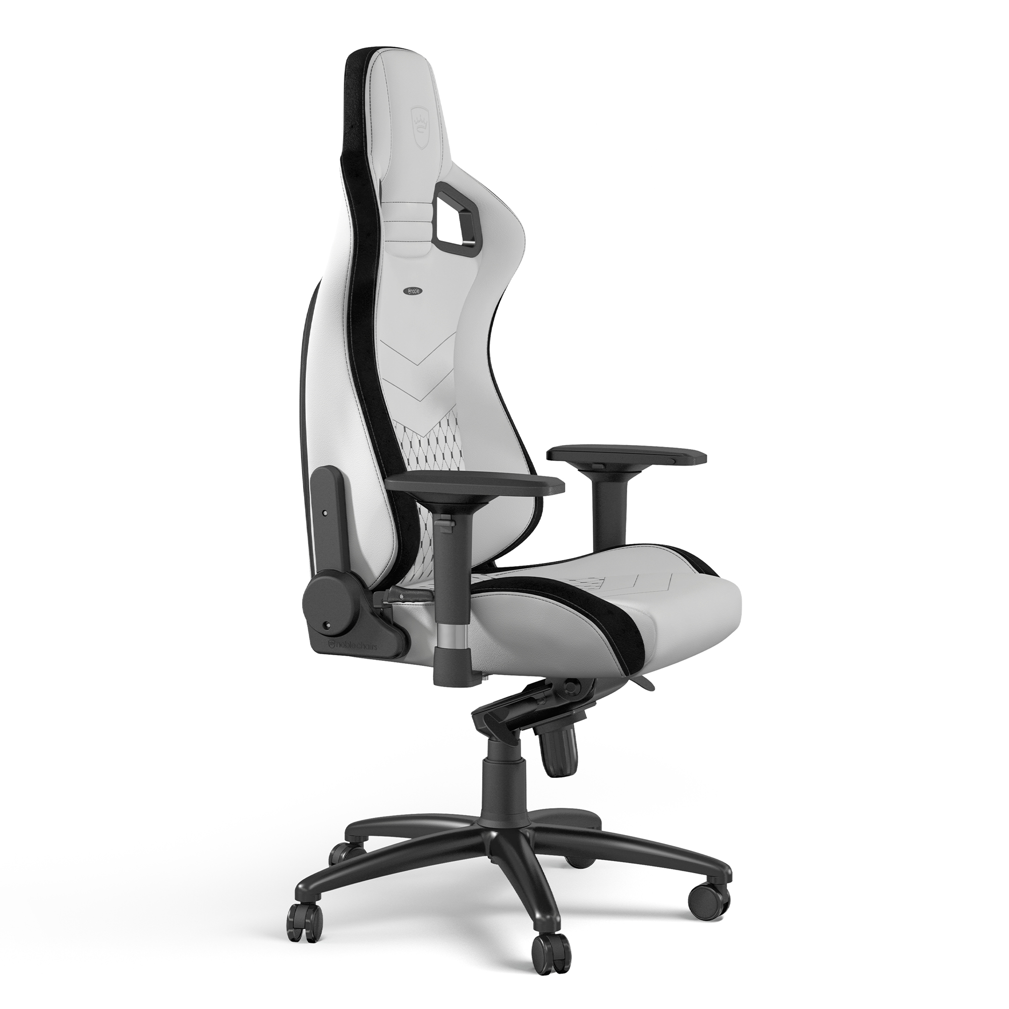 noblechairs Epic Reclining Gaming Chair and Reclining Office Chair, PU Faux  Leather, White/Black
