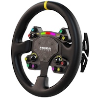 Photos - Other for Computer Gudsen MOZA Racing MOZA Racing RS V2 Steering Wheel, Round - Leather 33 cm  RS25 (RS25)