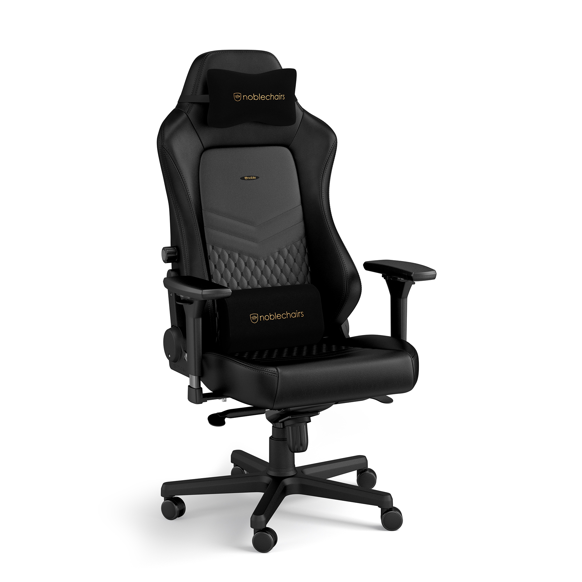 noblechairs - noblechairs HERO Real Leather Gaming Chair - Black