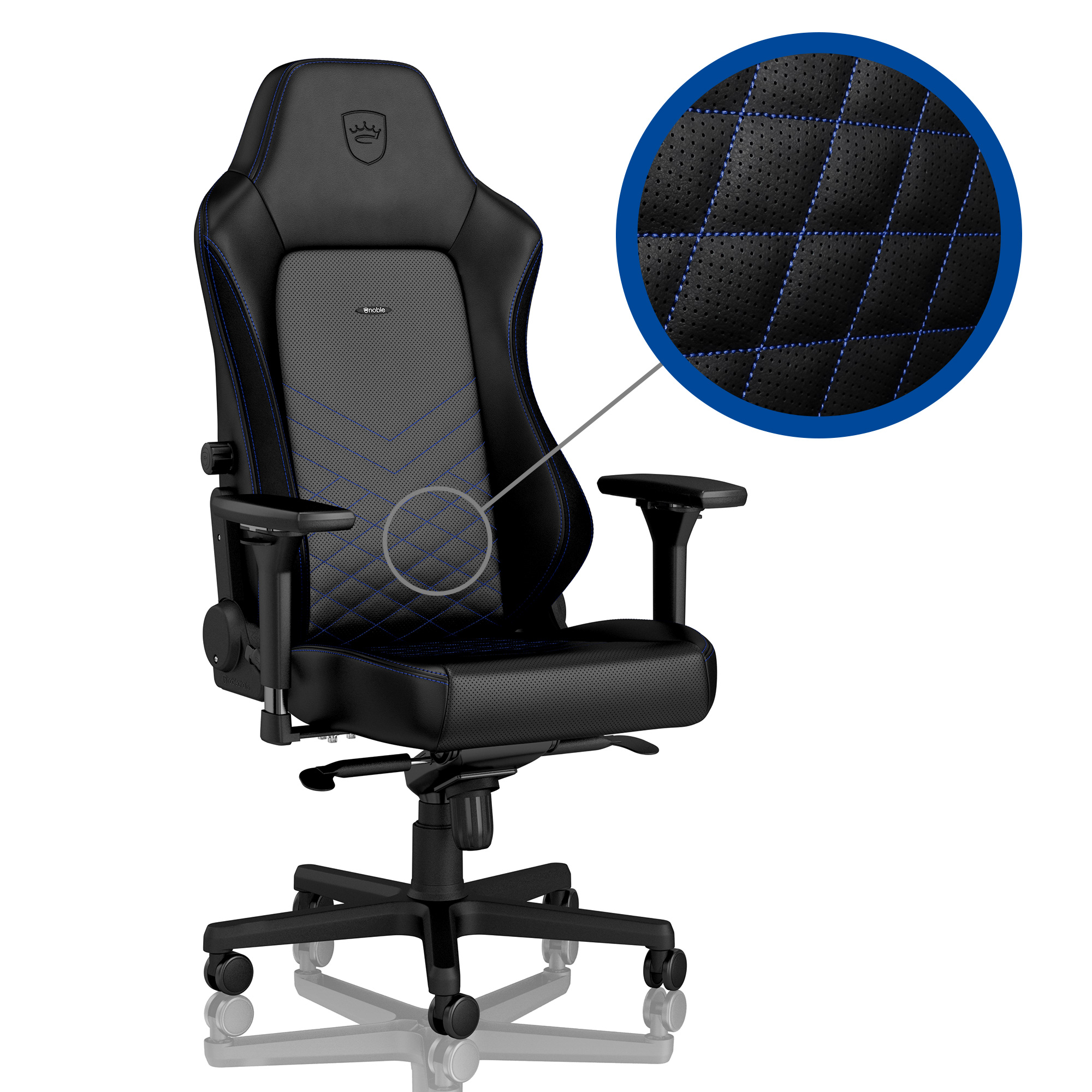 noblechairs HERO Gaming Chair - Black/Blue
