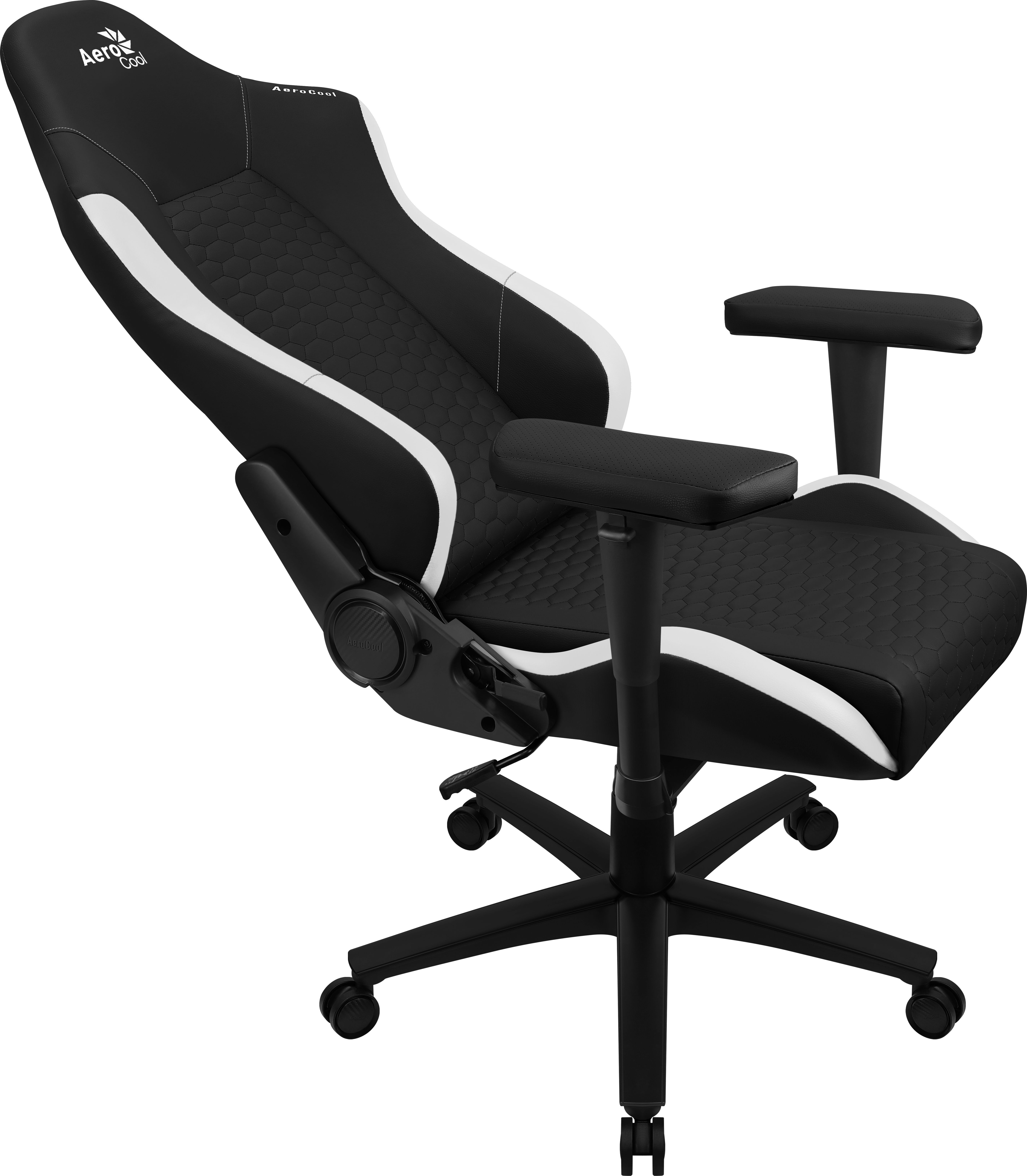 Aerocool - Aerocool Crown Nobility Series Gaming Chair - Black/White
