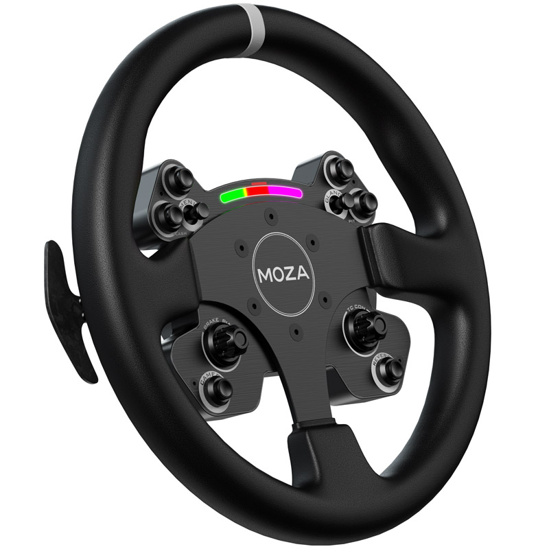 MOZA Racing CS V2 Steering Wheel - Leather (33 cm) (RS026)