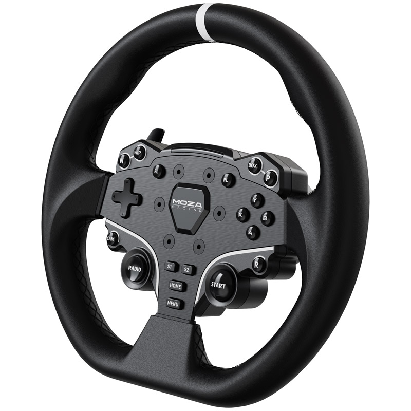 MOZA Racing ES steering wheel for R5 and R9 V2 - Leather (28 cm) (RS035)