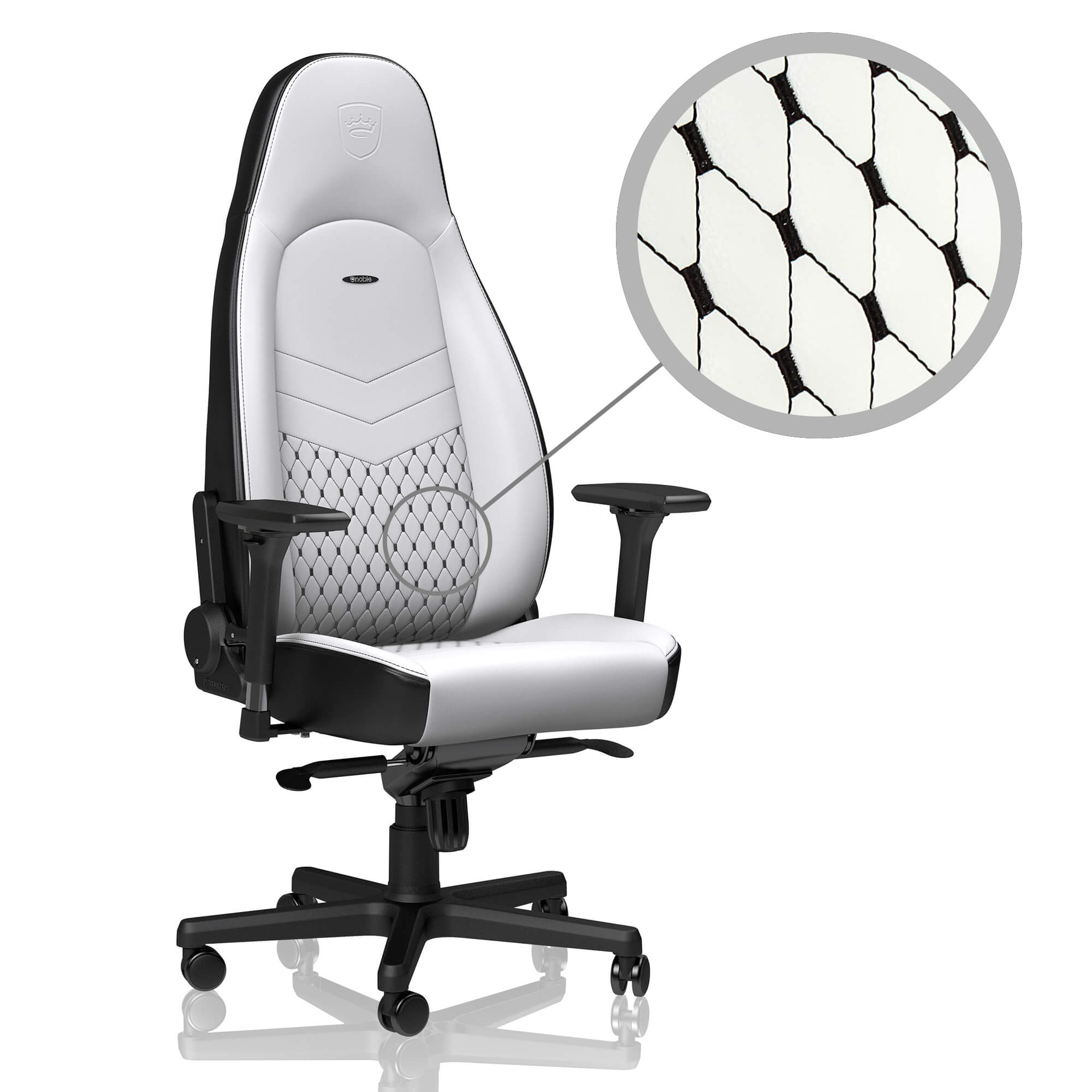 noblechairs ICON Gaming Chair - White/Black