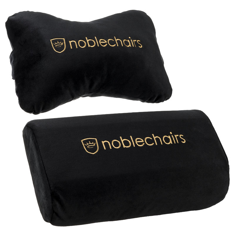 noblechairs - noblechairs Cushion Set for EPIC/ICON/HERO - Black/Gold