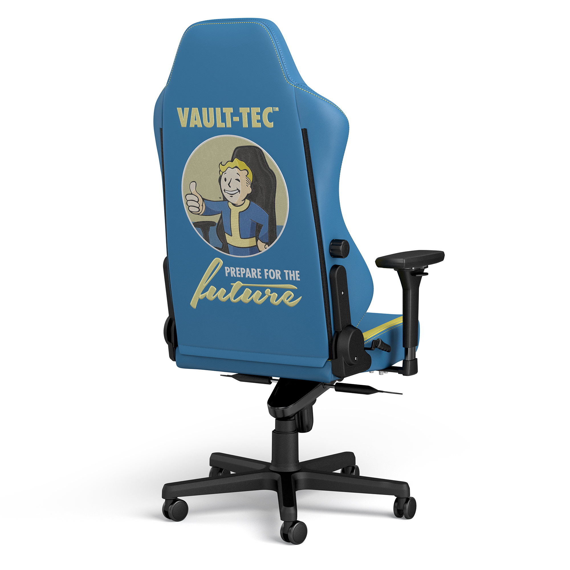 noblechairs - noblechairs HERO Gaming Chair - Fallout Vault-Tec Edition - Blue/Yellow