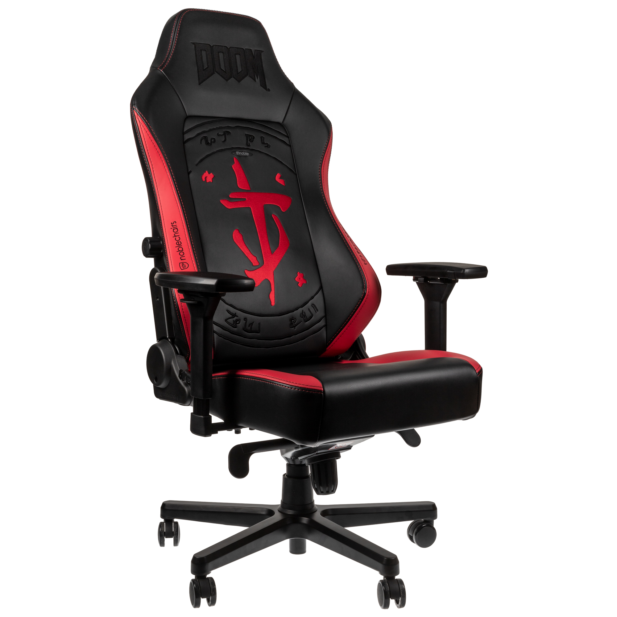 noblechairs HERO Gaming Chair - DOOM Edition - Black/Red