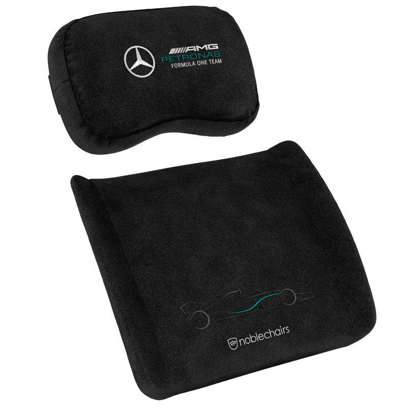 noblechairs - noblechairs Memory Foam Pillow Set - Mercedes AMG Petronas Formula One Team Edition